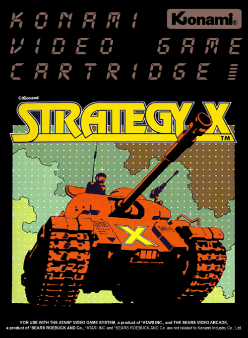 Strategy X box art for Atari 2600